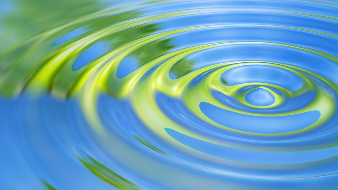 Ripples in water